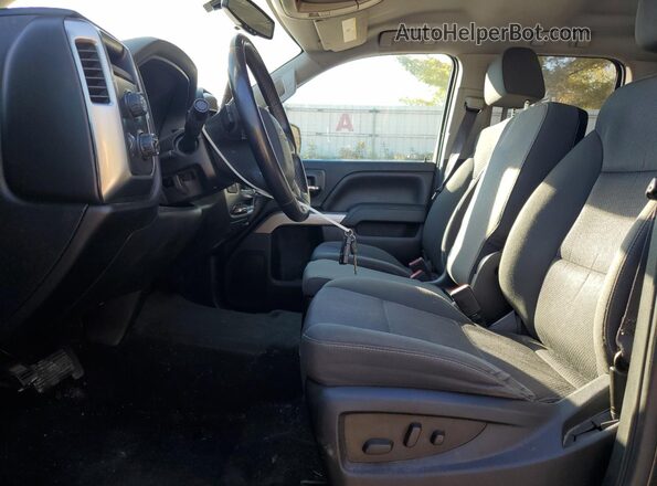 1GCVKREC7GZ293747 2016 CHEVROLET SILVERADO Черный Вид салона спереди