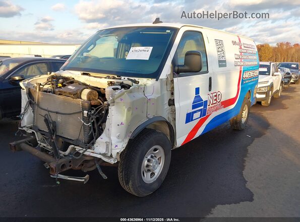 1GCWGAFG3L1175132 2020 CHEVROLET EXPRESS White Vista tres cuartos delantera izquierda