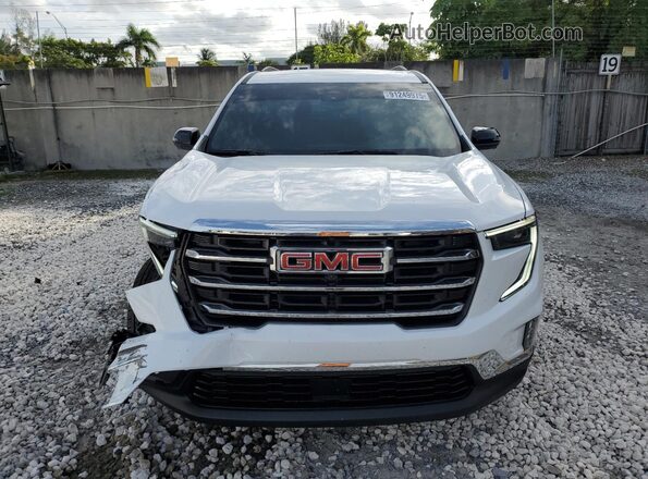 1GKENKRS0SJ263159 2025 GMC ACADIA White Widok z przodu