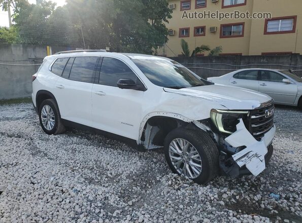 1GKENKRS0SJ263159 2025 GMC ACADIA White Przód prawy