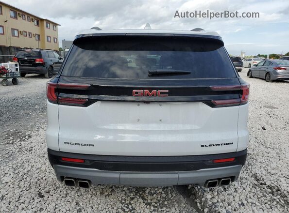 1GKENKRS0SJ263159 2025 GMC ACADIA White Widok z tyłu