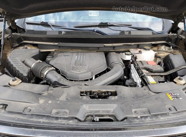 1GKENPRS9SJ114052 2025 GMC ACADIA Brown ძრავის განყოფილების ხედი