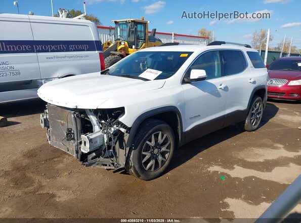 1GKKNKLS3LZ116106 2020 GMC ACADIA White წინა მარცხენა ხედი სამი მეოთხედიდან