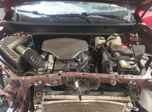 1GKKNLLS6NZ110292 2022 GMC ACADIA Red Widok komory silnika