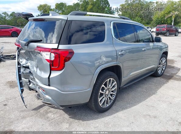 1GKKNXLS7PZ159883 2023 GMC ACADIA Серый Задняя правая четверть