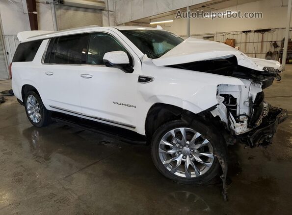 1GKS2GKDXNR154654 2022 GMC YUKON White Передня права чверть