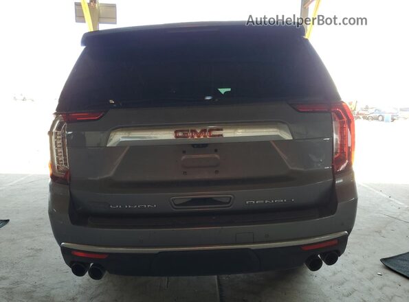 1GKS2JKL3NR164656 2022 GMC YUKON Gray Вид ззаду