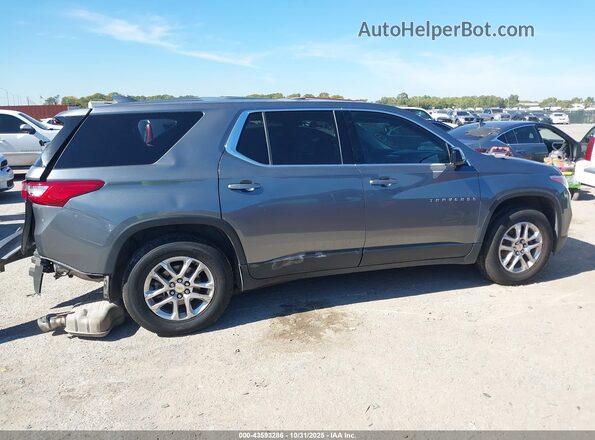 1GNERFKW2LJ218544 2020 CHEVROLET TRAVERSE Silver უკანა სალონის ხედი