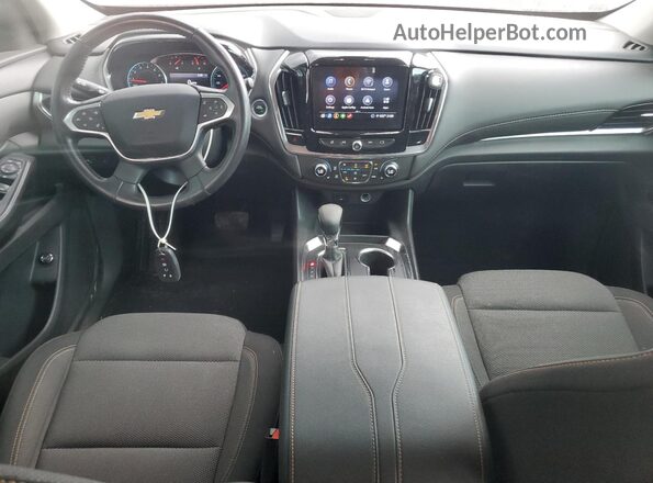 1GNERGKW2MJ183334 2021 CHEVROLET TRAVERSE Красный Вид панели приборов