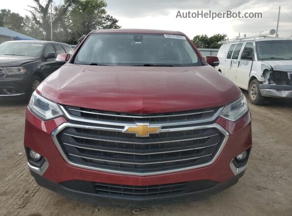 1GNERGKW2MJ183334 2021 CHEVROLET TRAVERSE Красный Вид спереди