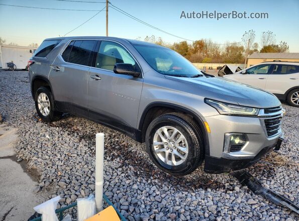 1GNESTKW2RJ139340 2024 CHEVROLET TRAVERSE Серебряный Передняя правая четверть
