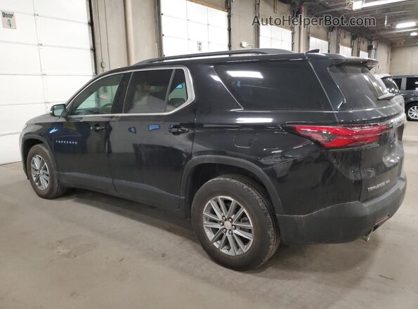 1GNEVGKW8NJ165918 2022 CHEVROLET TRAVERSE Black Trasero izquierdo