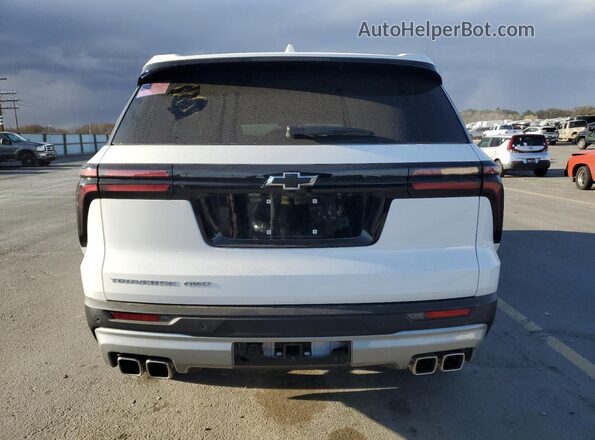 1GNEVGRS3SJ257534 2025 CHEVROLET TRAVERSE White Вид ззаду