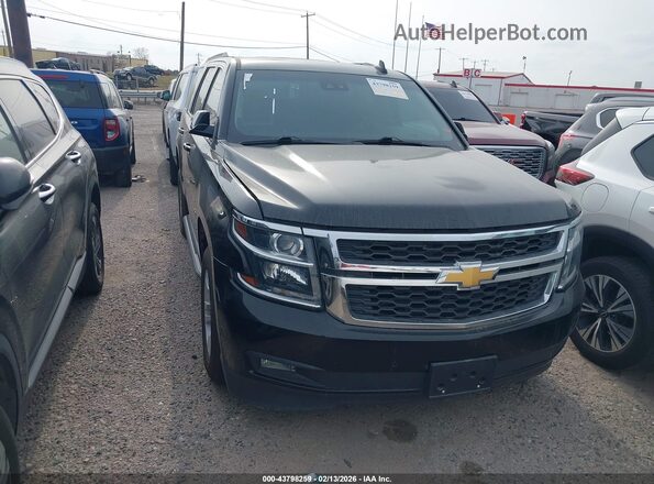 1GNSCBKC4JR284742 2018 CHEVROLET TAHOE Черный Вид спереди
