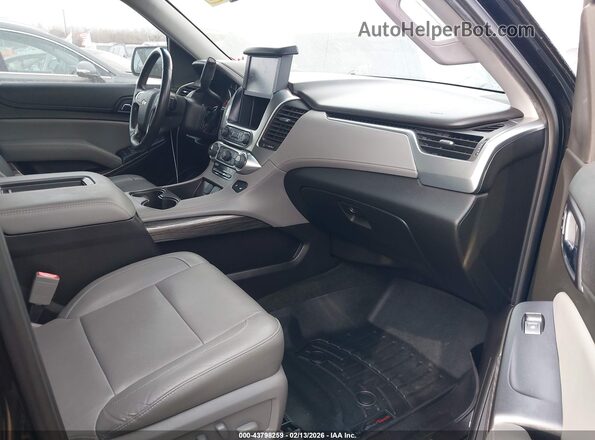 1GNSCBKC4JR284742 2018 CHEVROLET TAHOE Черный Вид салона спереди