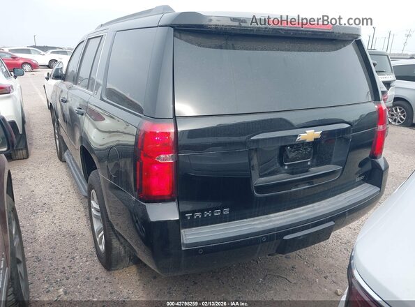 1GNSCBKC4JR284742 2018 CHEVROLET TAHOE Черный Задняя левая четверть