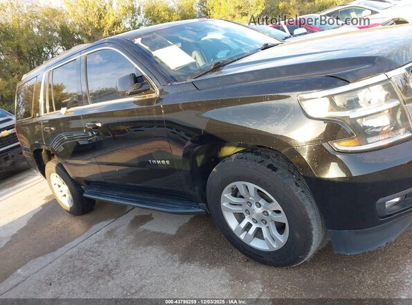 1GNSCBKC4JR284742 2018 CHEVROLET TAHOE Черный Вид задней части салона