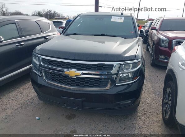 1GNSCBKC4JR284742 2018 CHEVROLET TAHOE Черный Вид щитка приборов