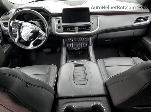 1GNSCFKD8PR272845 2023 CHEVROLET SUBURBAN Black Առջևի վահանակի տեսք