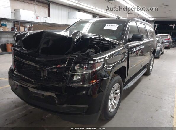 1GNSCGKC3LR113951 2020 CHEVROLET SUBURBAN Black Առջևի ձախ երեք քառորդ տեսարան