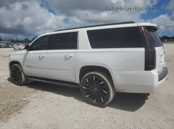1GNSCGKC3LR290791 2020 CHEVROLET SUBURBAN Белый Задняя левая четверть