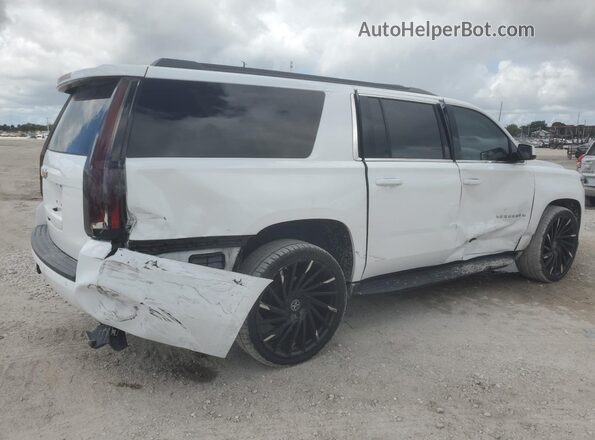 1GNSCGKC3LR290791 2020 CHEVROLET SUBURBAN Белый Задняя правая четверть