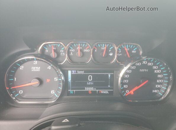 1GNSCGKC3LR290791 2020 CHEVROLET SUBURBAN Белый Вид щитка приборов