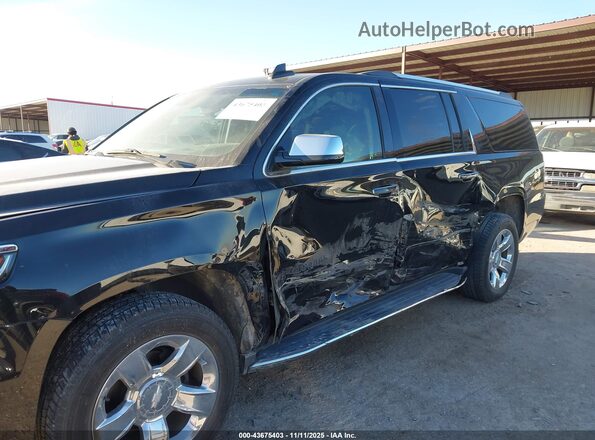 1GNSCJKC0LR102645 2020 CHEVROLET SUBURBAN Black Front view