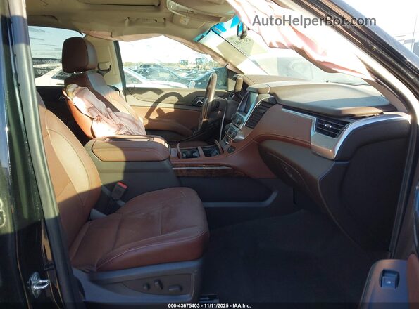1GNSCJKC0LR102645 2020 CHEVROLET SUBURBAN Black Front interior view