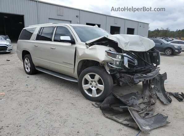 1GNSCJKCXGR215959 2016 CHEVROLET SUBURBAN Tan Delantero derecho