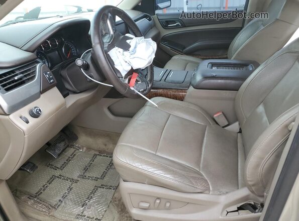 1GNSCJKCXGR215959 2016 CHEVROLET SUBURBAN Tan Vista interior delantera