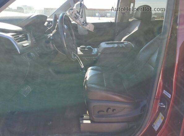 1GNSCJKCXGR459823 2016 CHEVROLET SUBURBAN Maroon Вид салону спереду