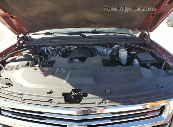 1GNSCJKCXGR459823 2016 CHEVROLET SUBURBAN Maroon Вид підкапотного простору