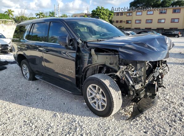 1GNSCMKD4PR234095 2023 CHEVROLET TAHOE Черный Передняя правая четверть