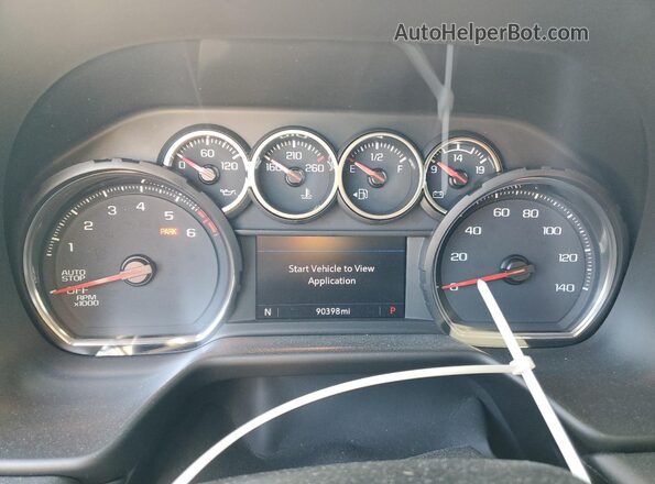 1GNSCMKD4PR234095 2023 CHEVROLET TAHOE Черный Вид щитка приборов