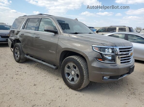 1GNSKBKC1GR422264 2016 CHEVROLET TAHOE Желто-коричневый Передняя правая четверть