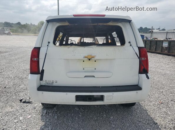 1GNSKBKC4LR120431 2020 CHEVROLET TAHOE White უკანა ხედი