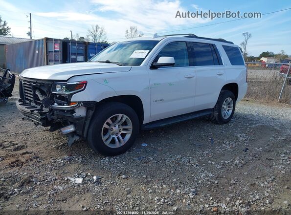 1GNSKBKC6LR229506 2020 CHEVROLET TAHOE Белый Передняя левая четверть