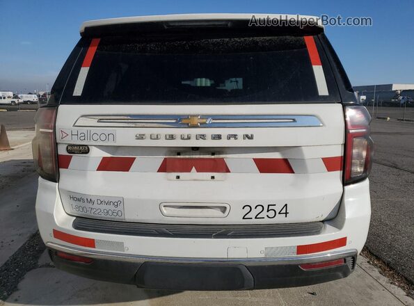 1GNSKBKD9PR180154 2023 CHEVROLET SUBURBAN White Vista interior de 360 grados