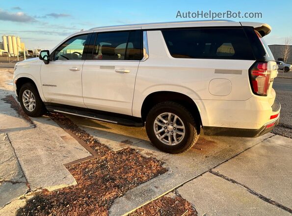 1GNSKBKD9PR180154 2023 CHEVROLET SUBURBAN White Trasero izquierdo