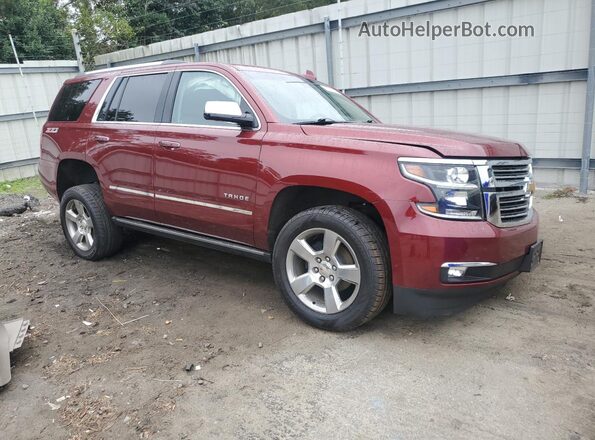 1GNSKCKC9LR228792 2020 CHEVROLET TAHOE Бордовый Передняя правая четверть