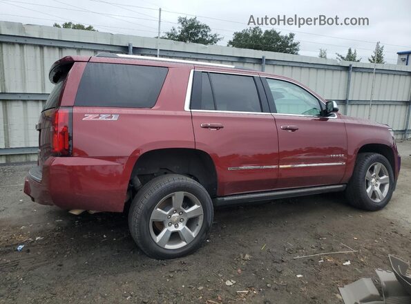 1GNSKCKC9LR228792 2020 CHEVROLET TAHOE Бордовый Задняя правая четверть