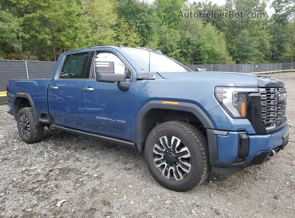 1GT4UXEY4SF174036 2025 GMC SIERRA Синий Передняя правая четверть