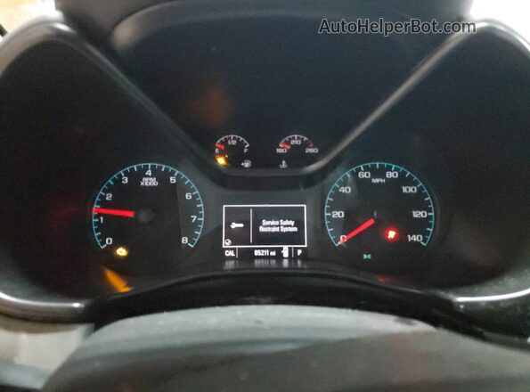1GTG5BEA4M1127136 2021 GMC CANYON White Vista del cuadro de instrumentos