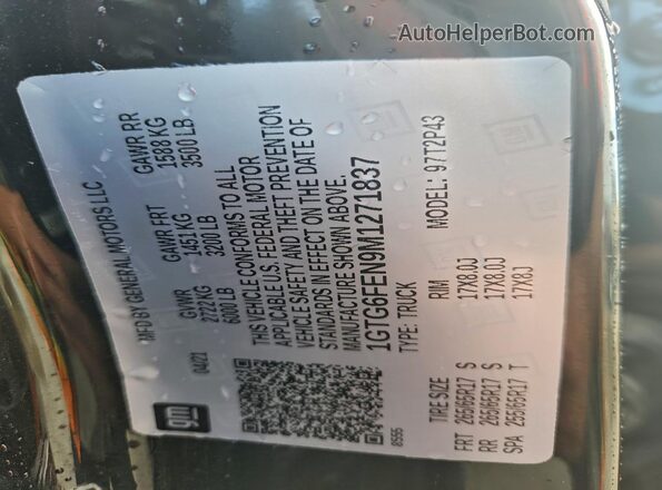 1GTG6FEN9M1271837 2021 GMC CANYON Black Engine compartment view