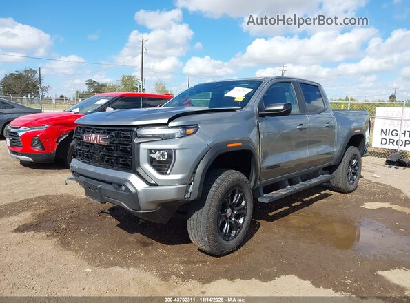 1GTP5BEK9R1228091 2024 GMC CANYON Gray წინა მარცხენა ხედი სამი მეოთხედიდან