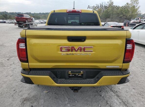1GTP6BEK7P1194937 2023 GMC CANYON Yellow Rear view