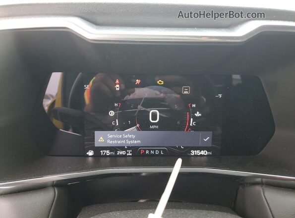 1GTP6BEK7P1194937 2023 GMC CANYON Yellow Instrument cluster view