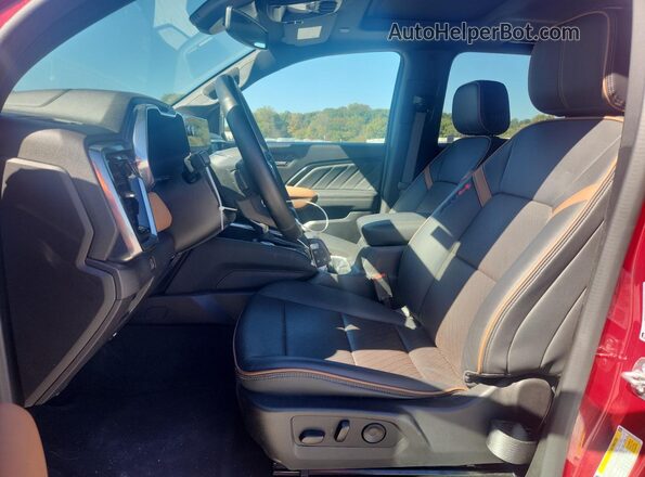 1GTP6DEK4P1253048 2023 GMC CANYON Красный Вид салона спереди