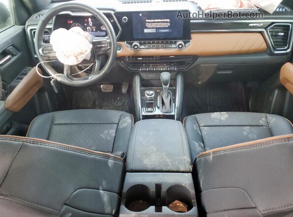1GTP6DEKXR1306287 2024 GMC CANYON Black Առջևի վահանակի տեսք